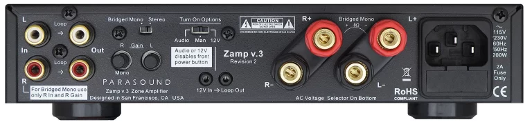 Zamp v.3 stereo stiprintuvas