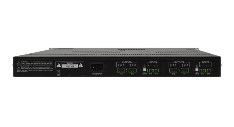 eHSA4-150 100V 4 kanalų stiprintuvas