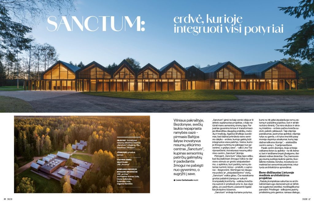 Žurnalas „Structum“ apie „Sanctum Nature“ projektą 